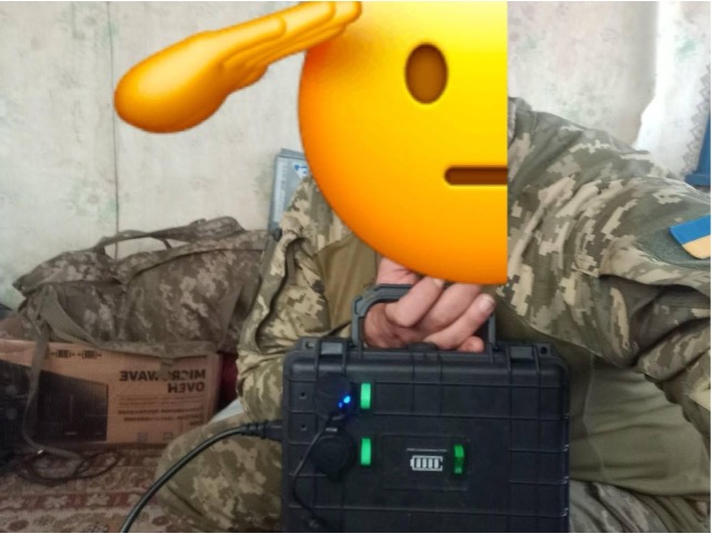 Передача військовим зарядної станції «PUPS» v.1